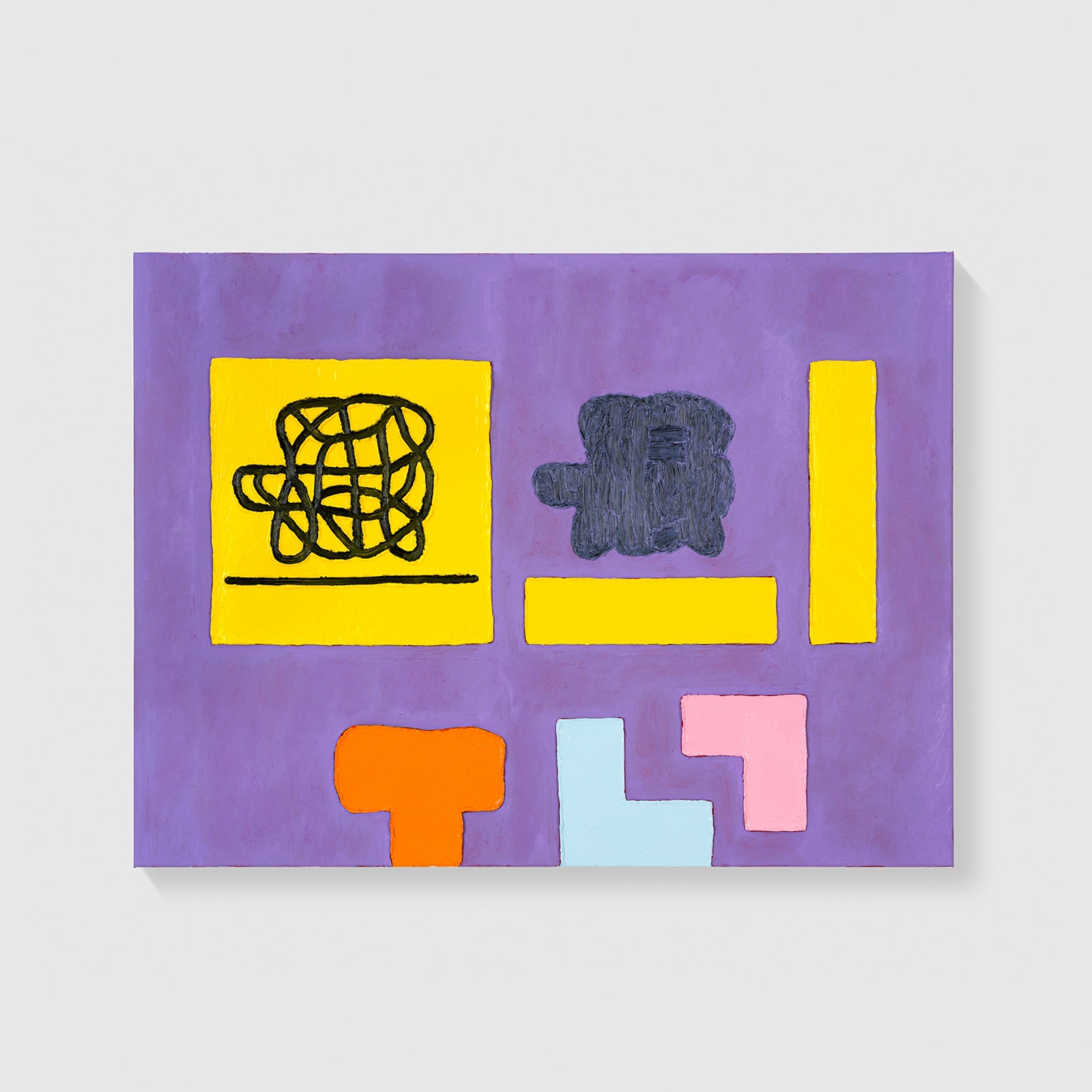 Jonathan Lasker, Haunted Geometry, 2025