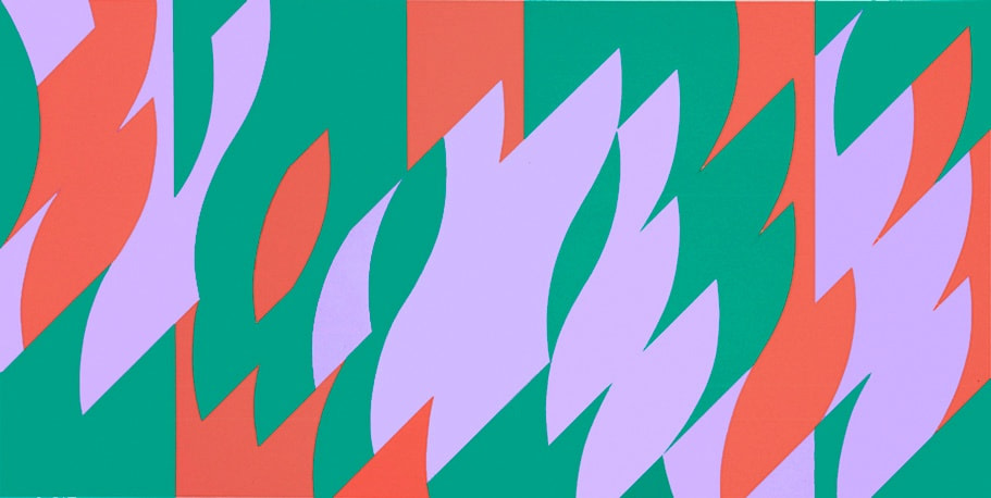 Bridget Riley, About Lilac, 2007