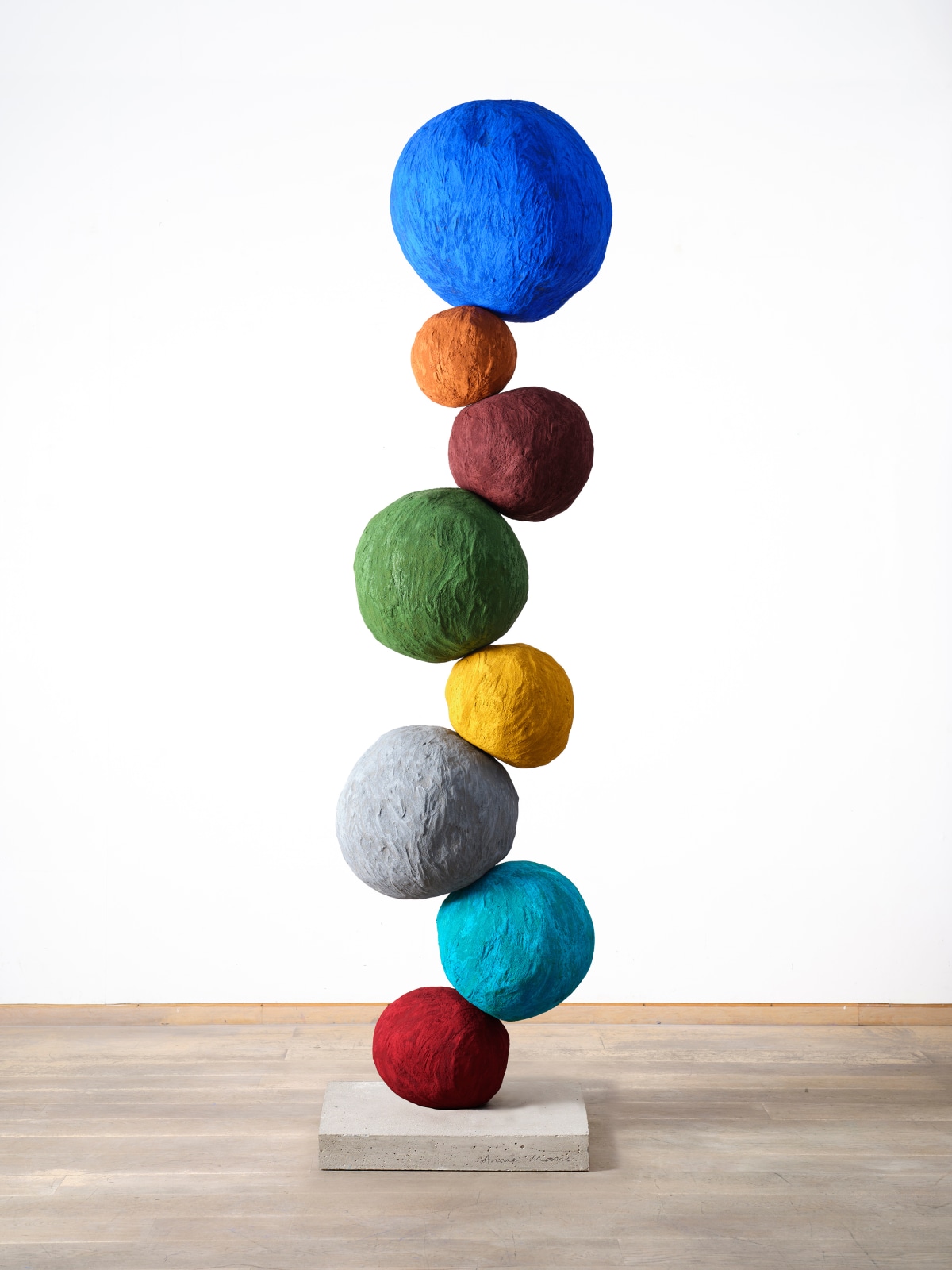 Annie Morris, Stack 8, Ultramarine Blue Light, 2023