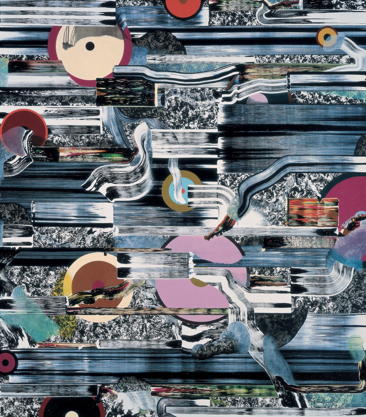 Fiona Rae, Green Shade, 1997