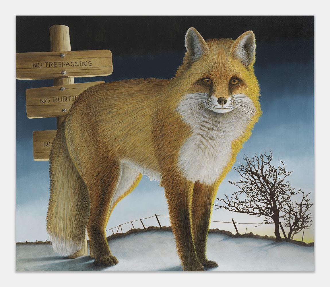Sean Landers, No, No, No (Red Fox), 2024
