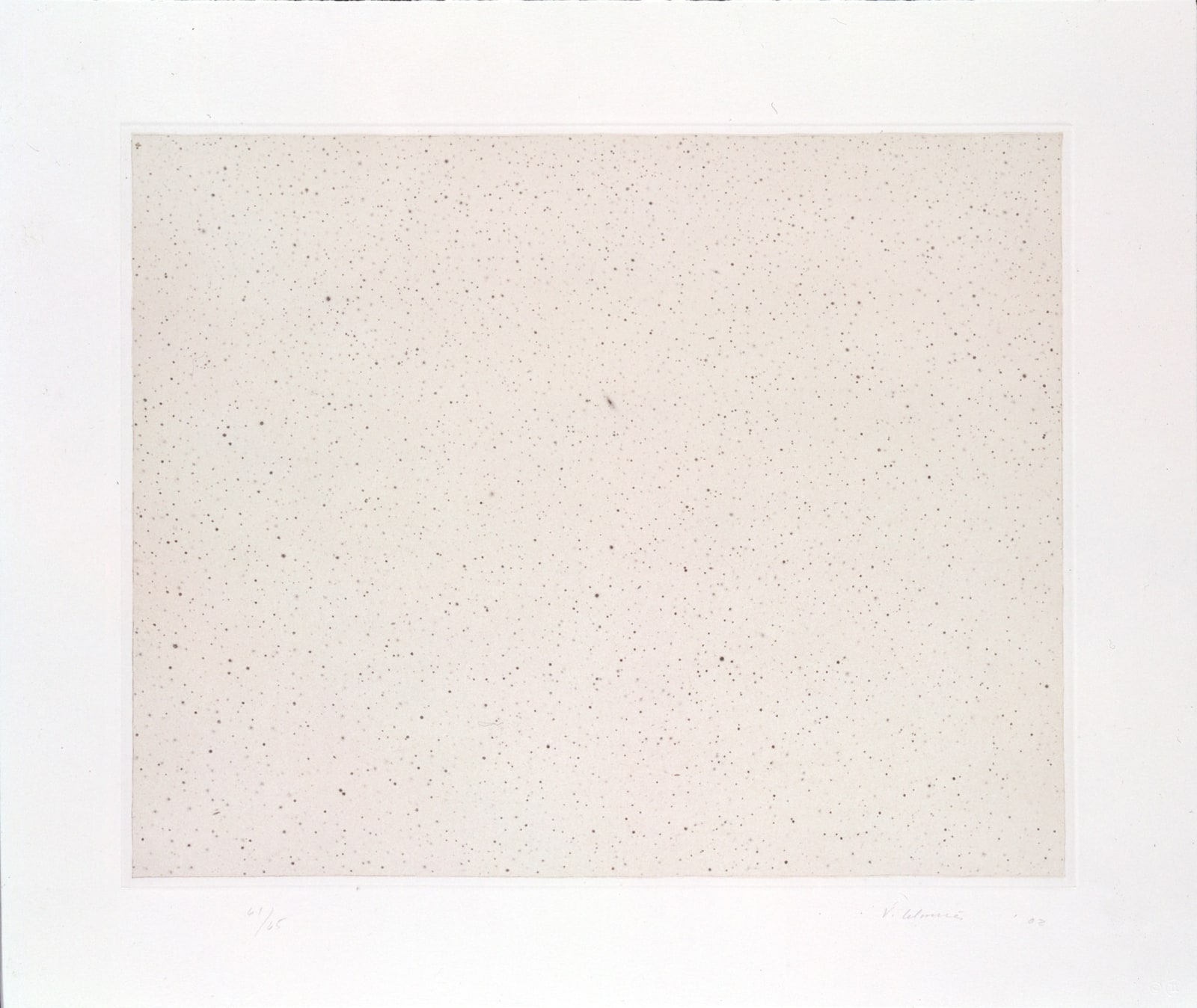 Vija Celmins, Night Sky 2 (Reversed), 2002