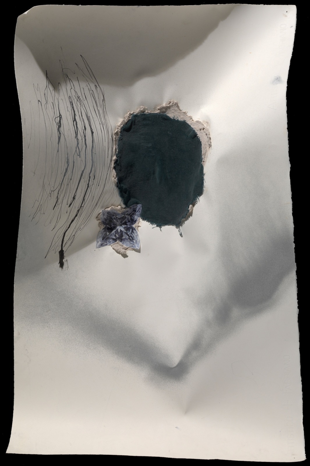 Jessica Jackson Hutchins, Gift (whole in the cushion), 2010