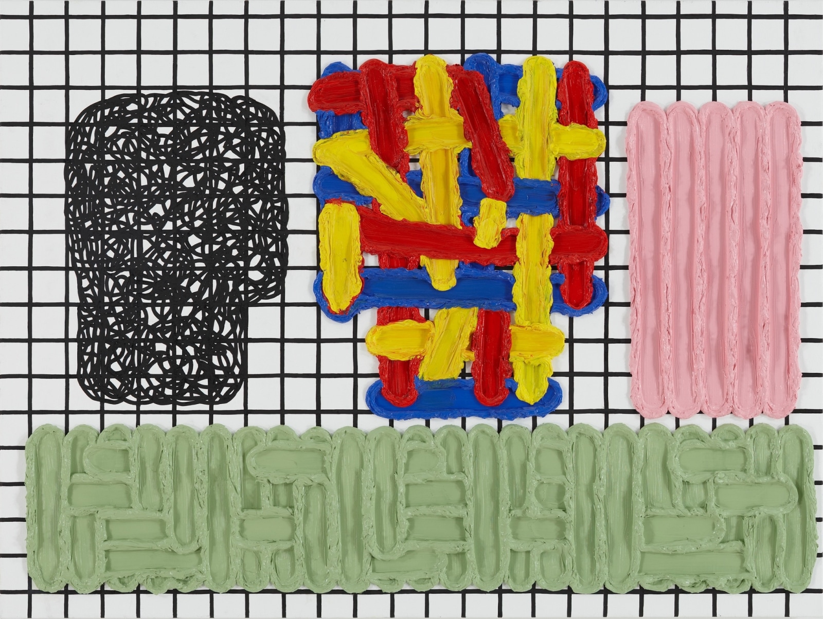 Jonathan Lasker, Still Life in an Uncertain Universe, 2010