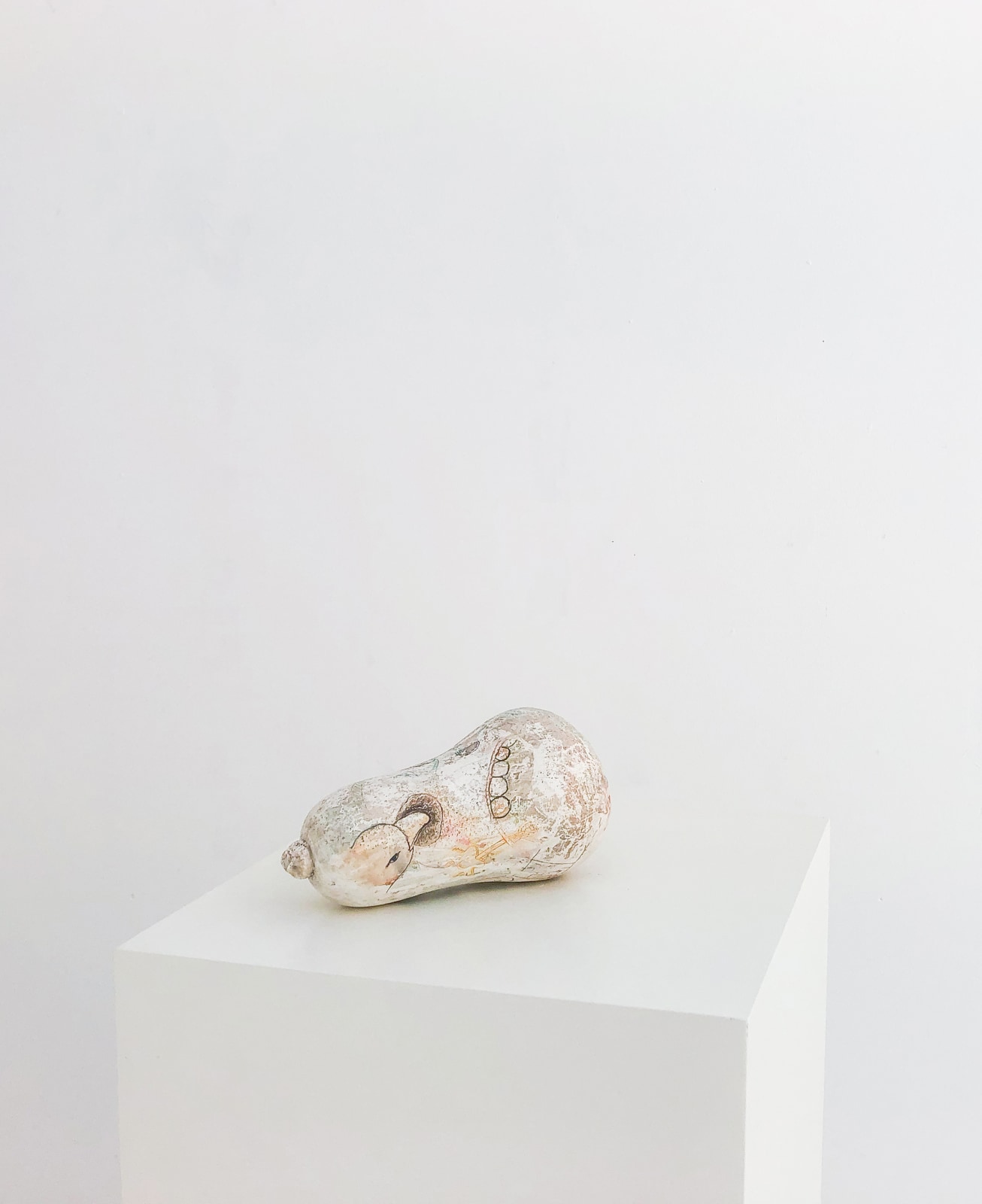 Claudia Martínez Garay, Untitled (bird eating eye), 2018