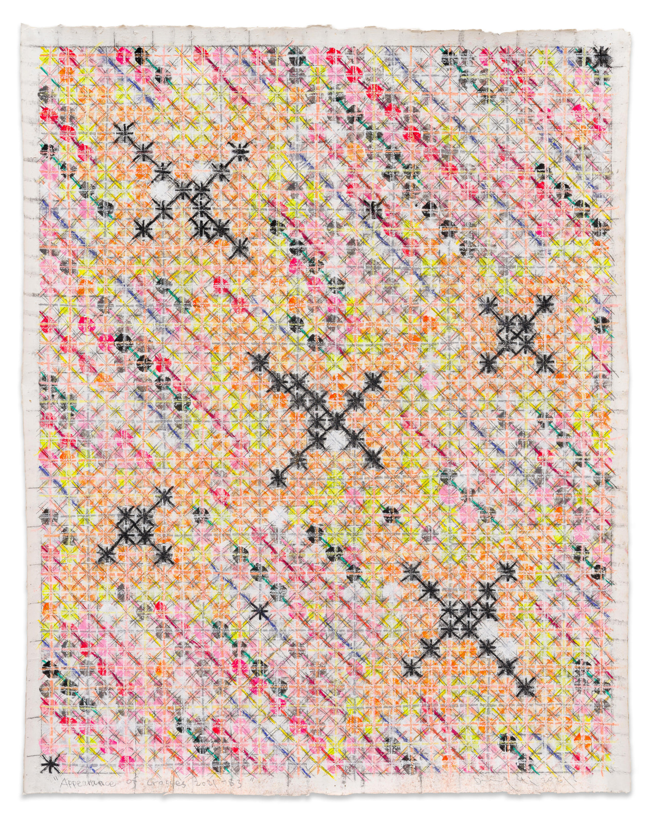 Ding Yi, Appearance of Crosses 2021-B3, 2021