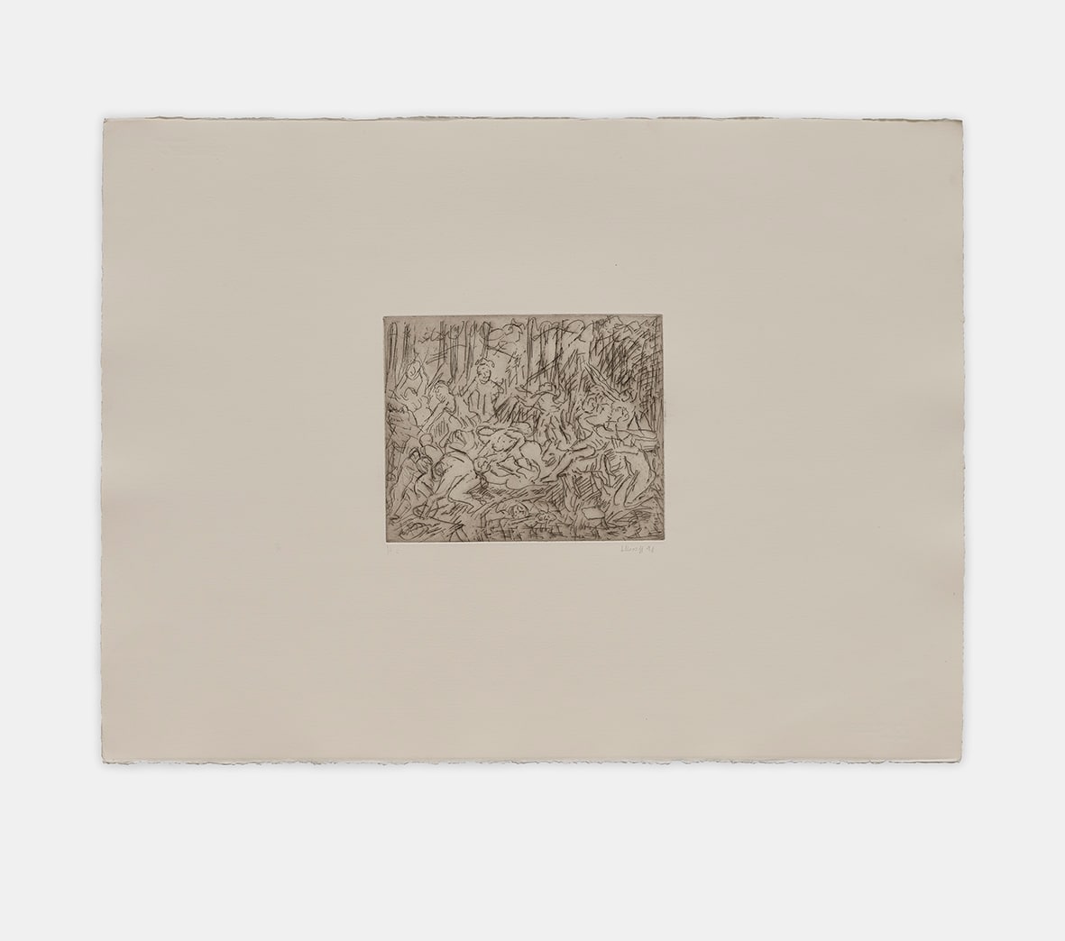 Leon Kossoff, The Triumph of Pan No. 1, 1998