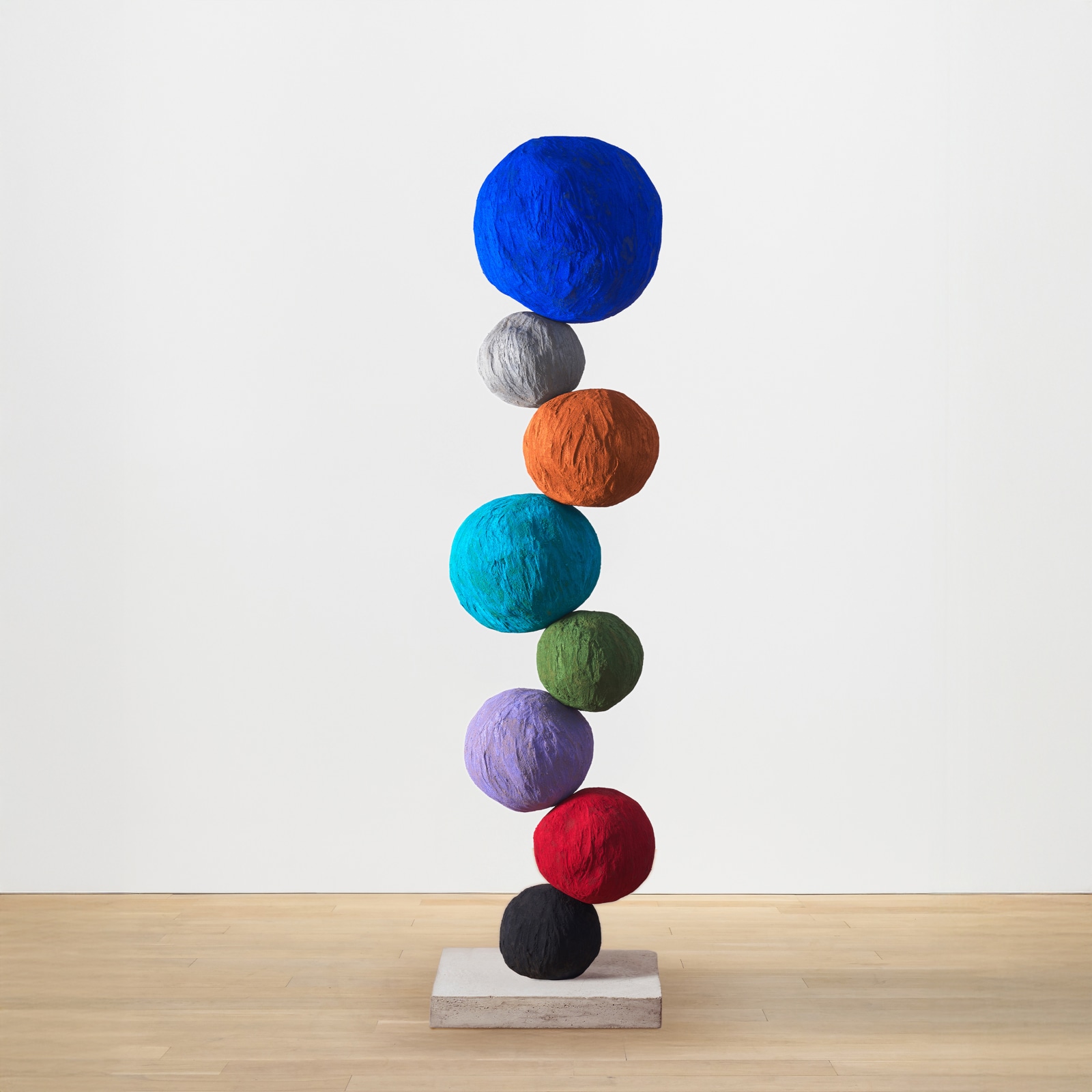 Annie Morris, Stack 8, Ultramarine Blue, 2025