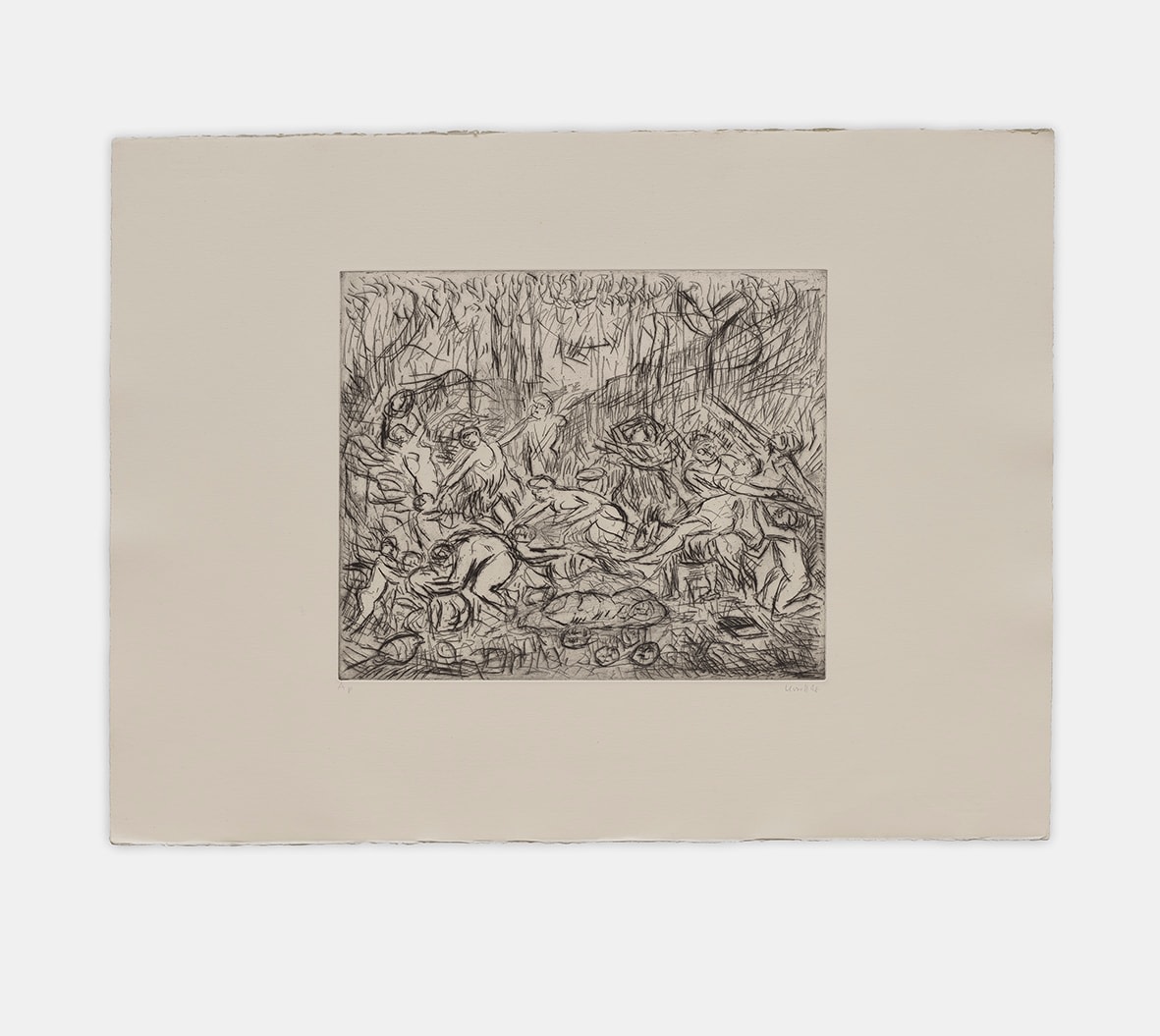 Leon Kossoff, After Poussin, 1998