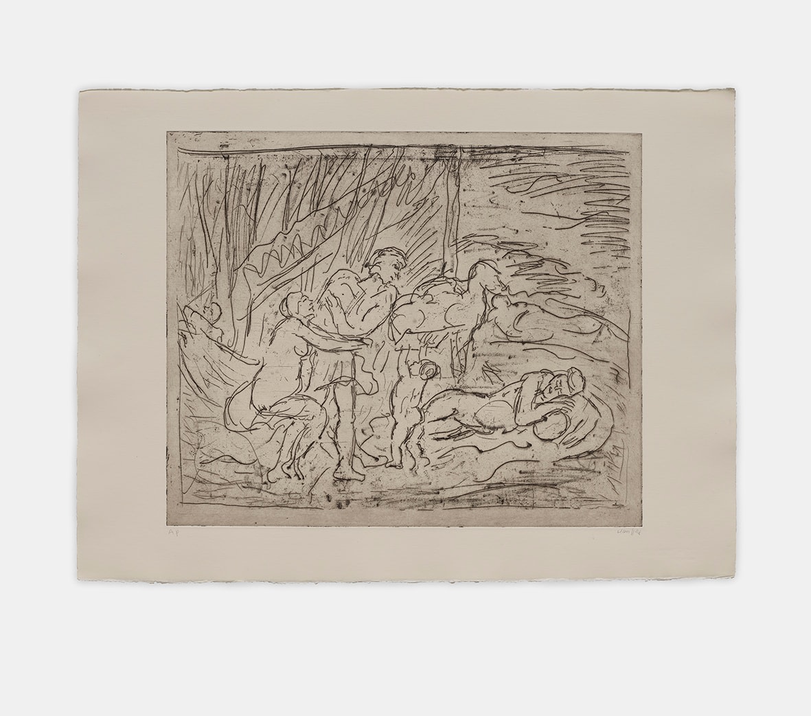 Leon Kossoff, After Poussin, 1998