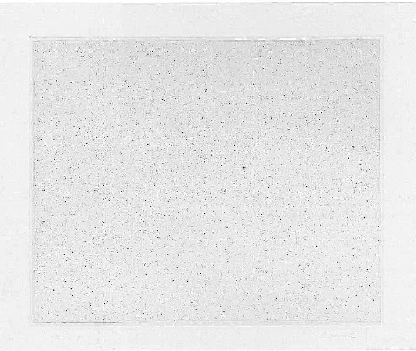 Vija Celmins, Night Sky 1 (Reversed), 2002
