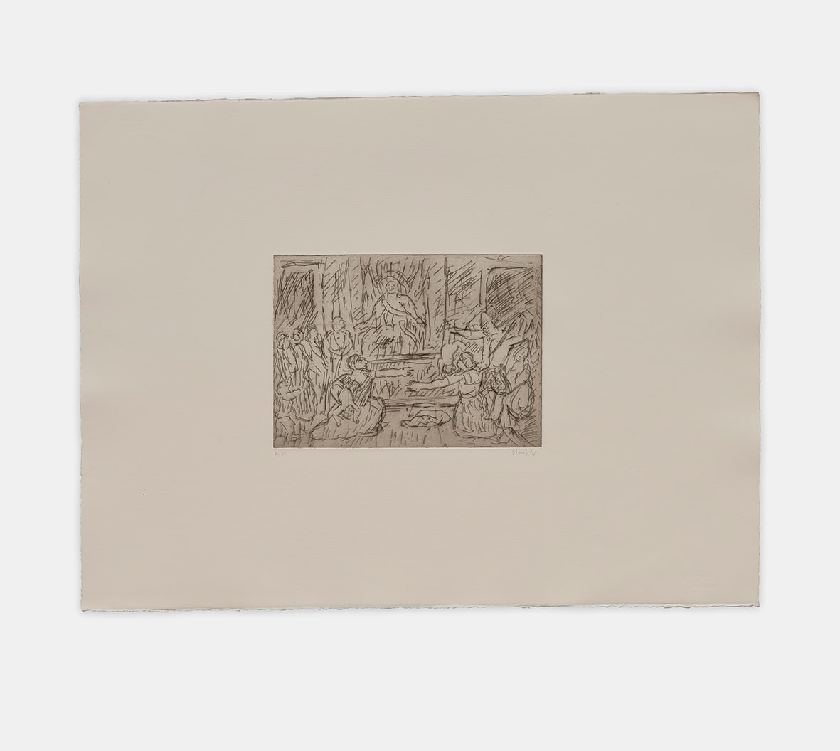 Leon Kossoff, After Poussin, 1998