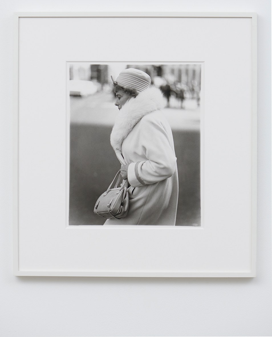 Diane Arbus, A woman passing on the street, N.Y.C. 1971, printed later