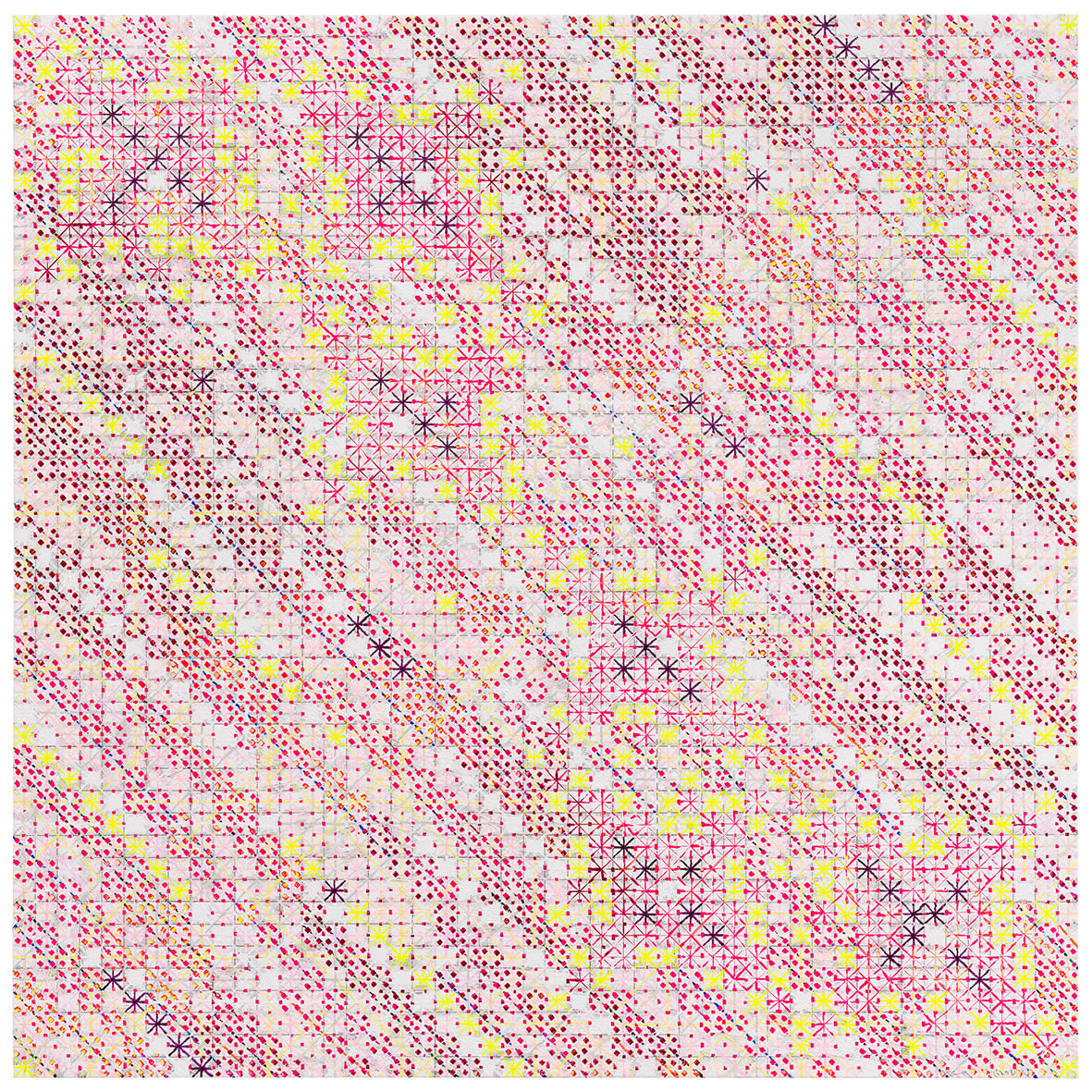 Ding Yi, Appearance of Crosses 2021-6, 2021