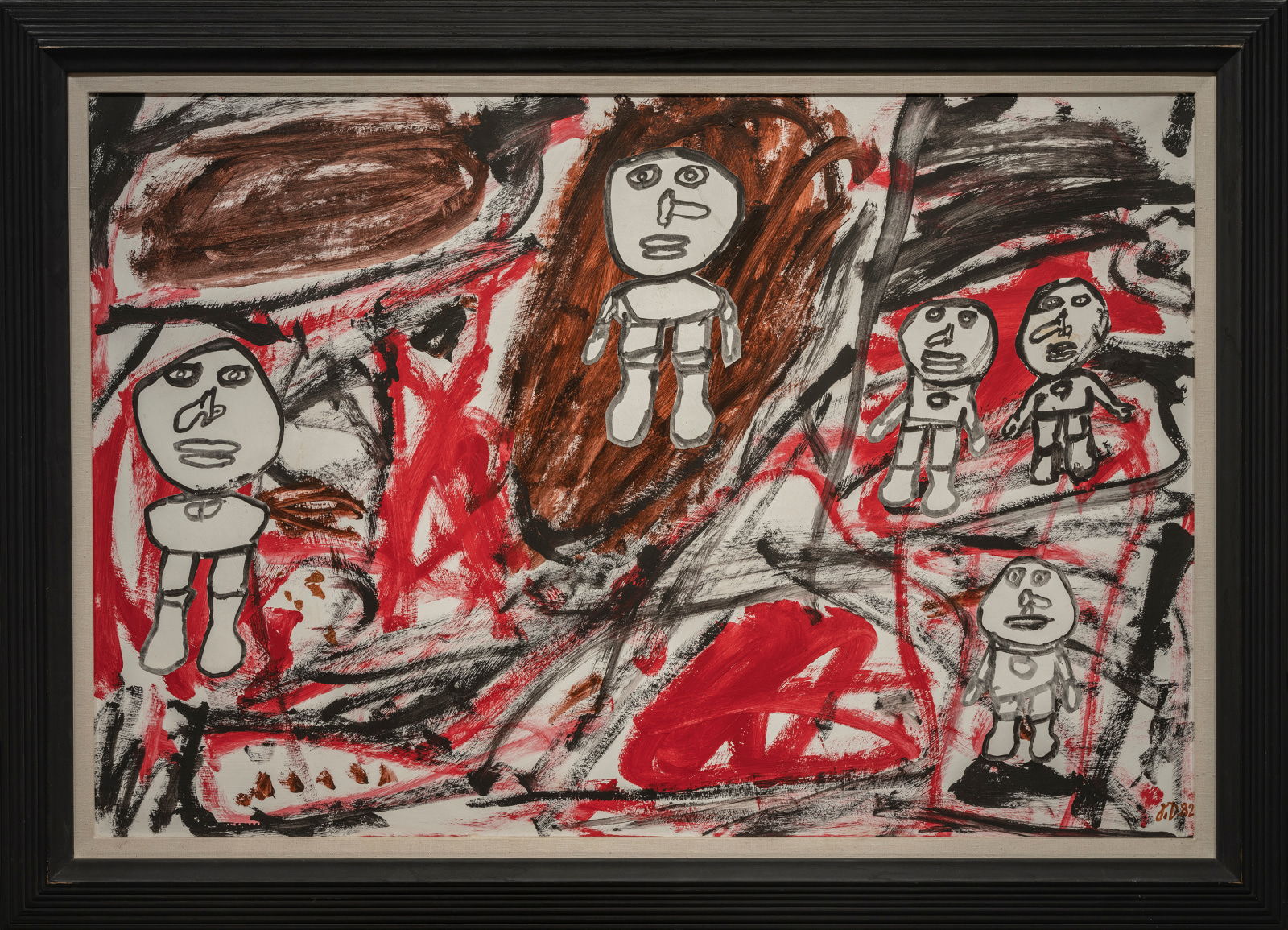 Jean Dubuffet, Site aleatoire: lieux habites, 1982
