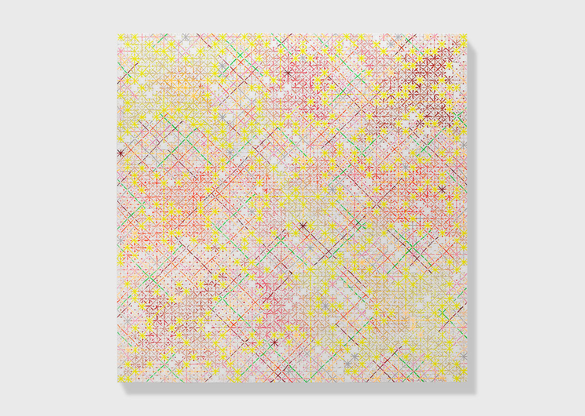 Ding Yi, Appearance of Crosses 2018-16, 2018