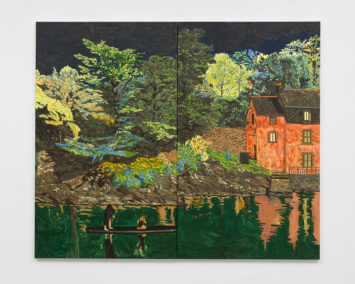 Jiab Prachakul, Maison Rose (Diptych), 2022