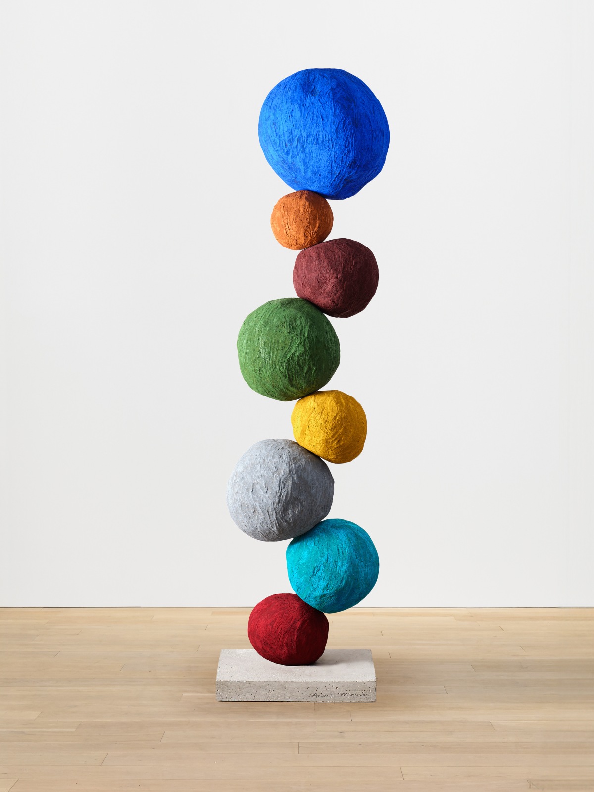 Annie Morris, Stack 8, Ultramarine Blue Light, 2023