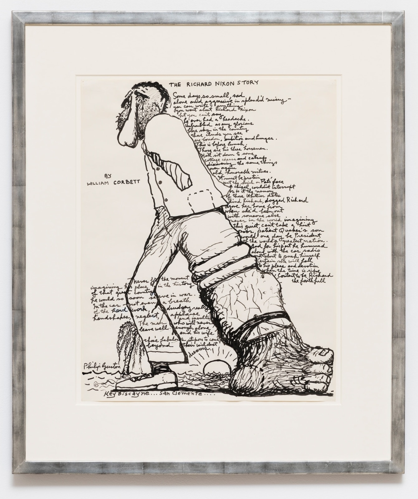 Philip Guston, The Richard Nixon Story, 1975