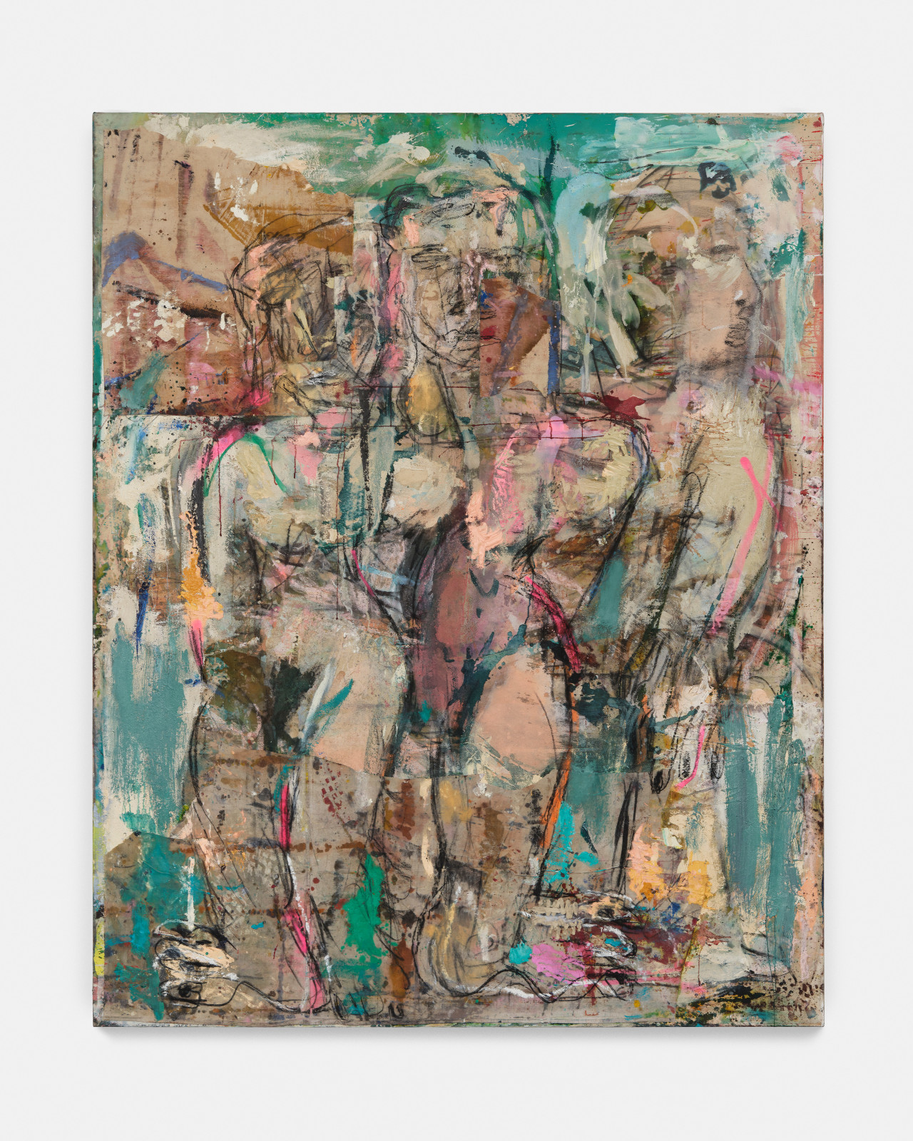 Daniel Crews-Chubb, Out of Chaos XIV (Venetian Green), 2025