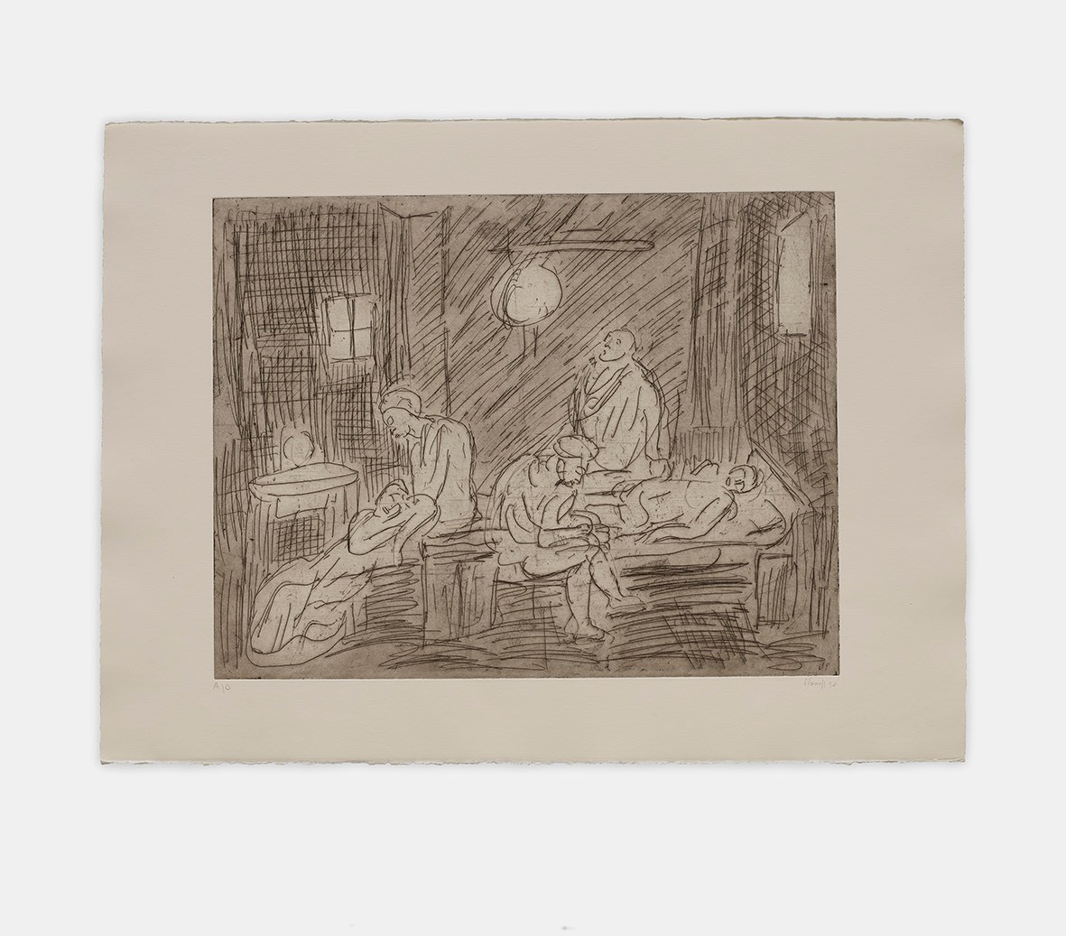 Leon Kossoff, After Poussin, 1998