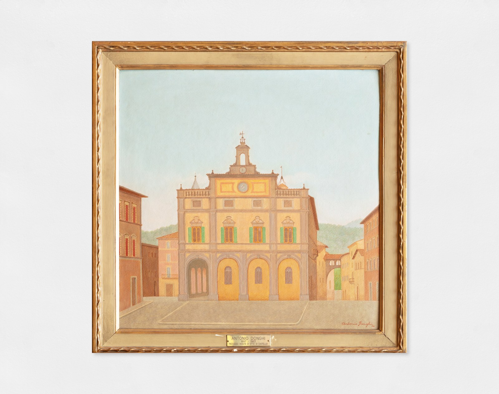 An oil painting of Città di Castello.