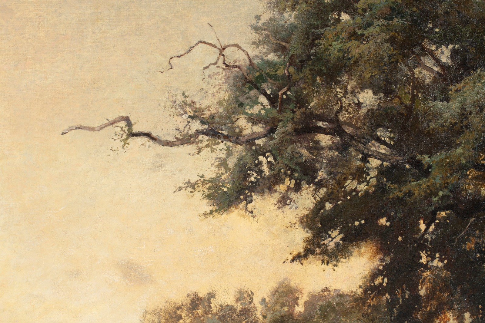 Painting of Villa Borghese in Rome