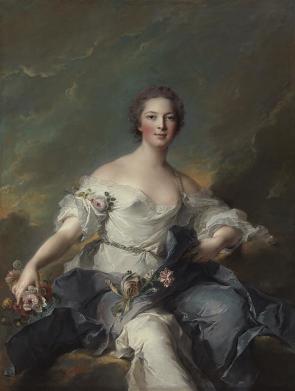 Portrait of The Marquise de Baglion as Flora