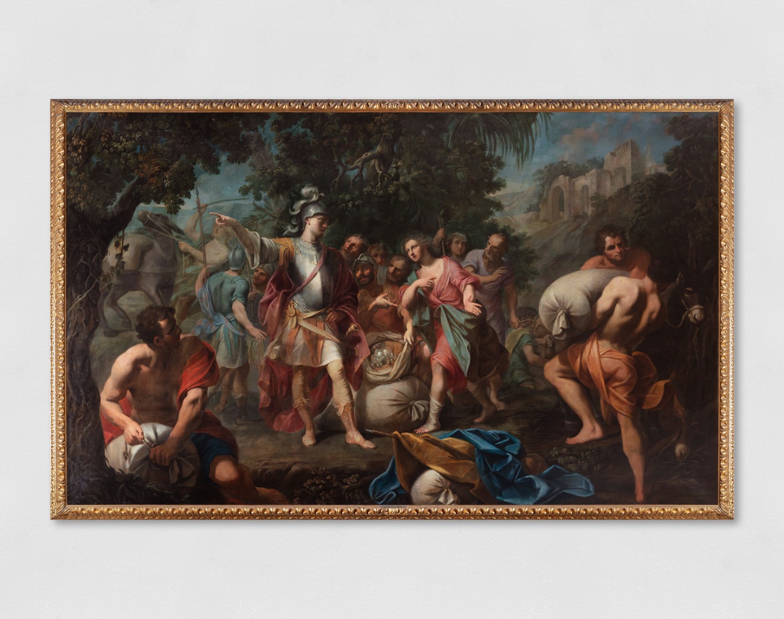 painting depicting the story of Joseph finding the silver cup, as narrated in the Bible