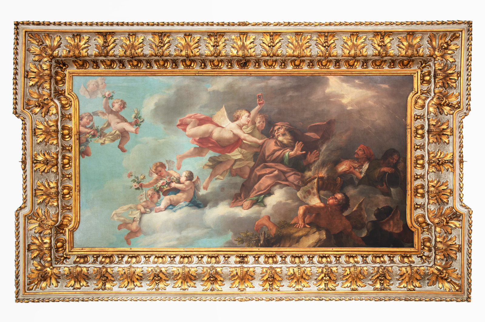 painting depicting the Zephyrs chasing away winter