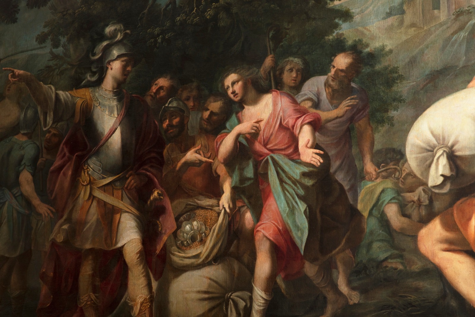 painting depicting the story of Joseph finding the silver cup, as narrated in the Bible
