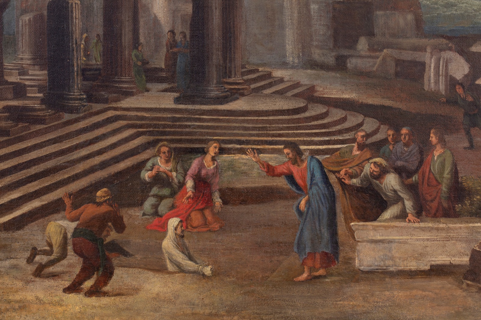 Roman Architectural Fantasy - Resurrection of Lazarus