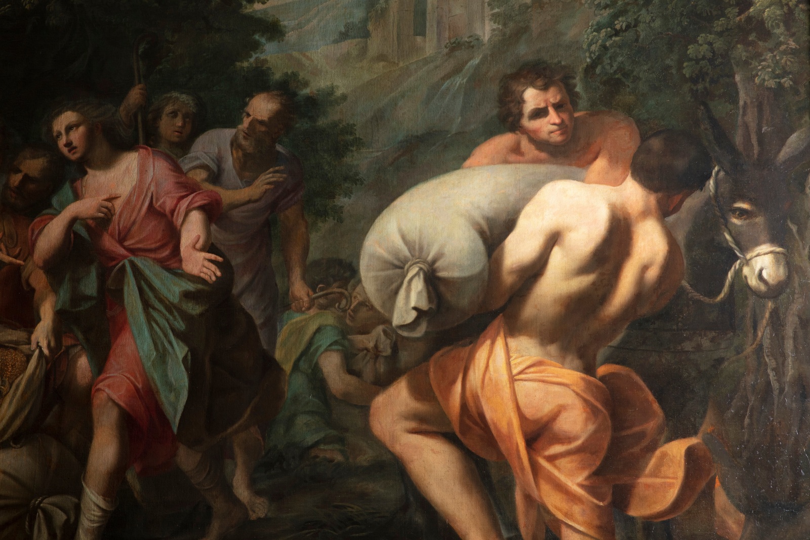 painting depicting the story of Joseph finding the silver cup, as narrated in the Bible