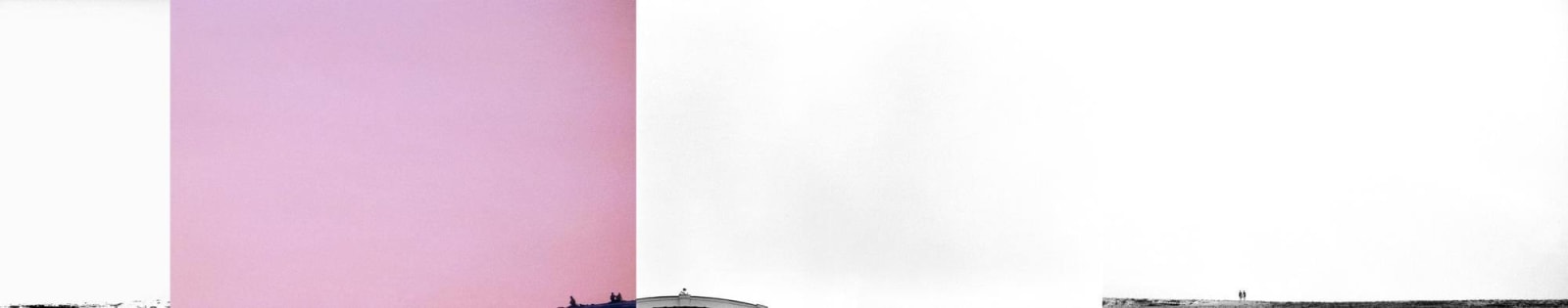 Print representing a landscape outline