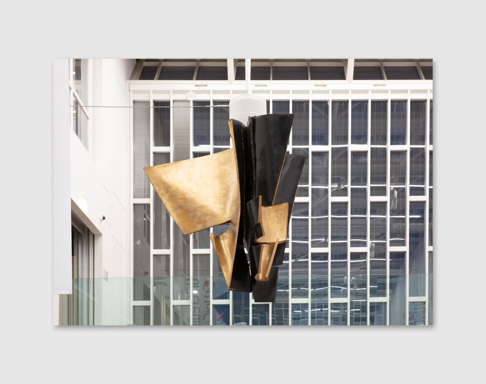 Hanging sculpture representing a stalactite.