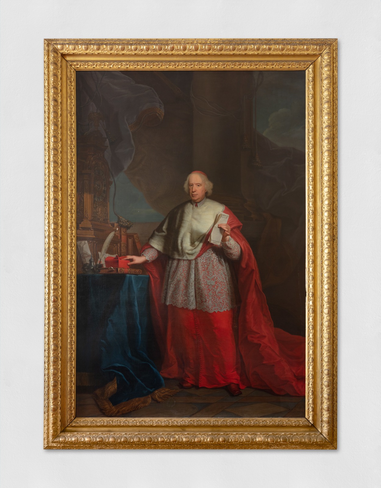 Painting of Cardinal Pompeo Aldrovan.