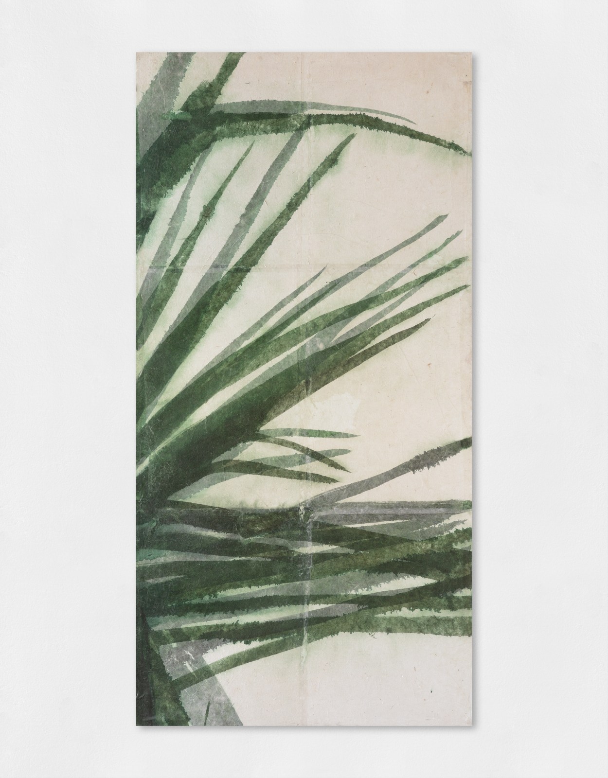 Abstract painting of a flower