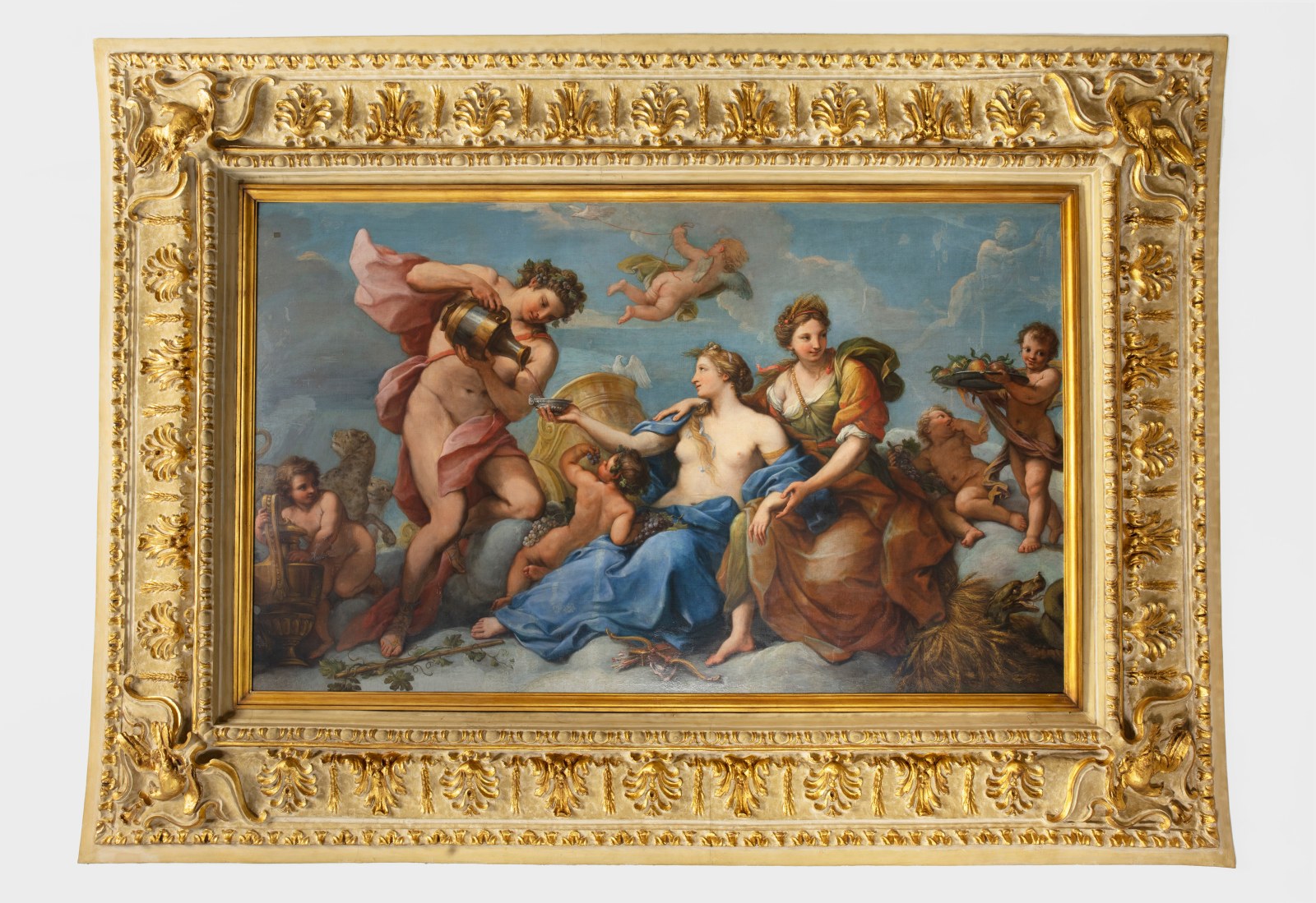 Giuseppe bartolomeo chiari bacco venere e cerere 1720 circa