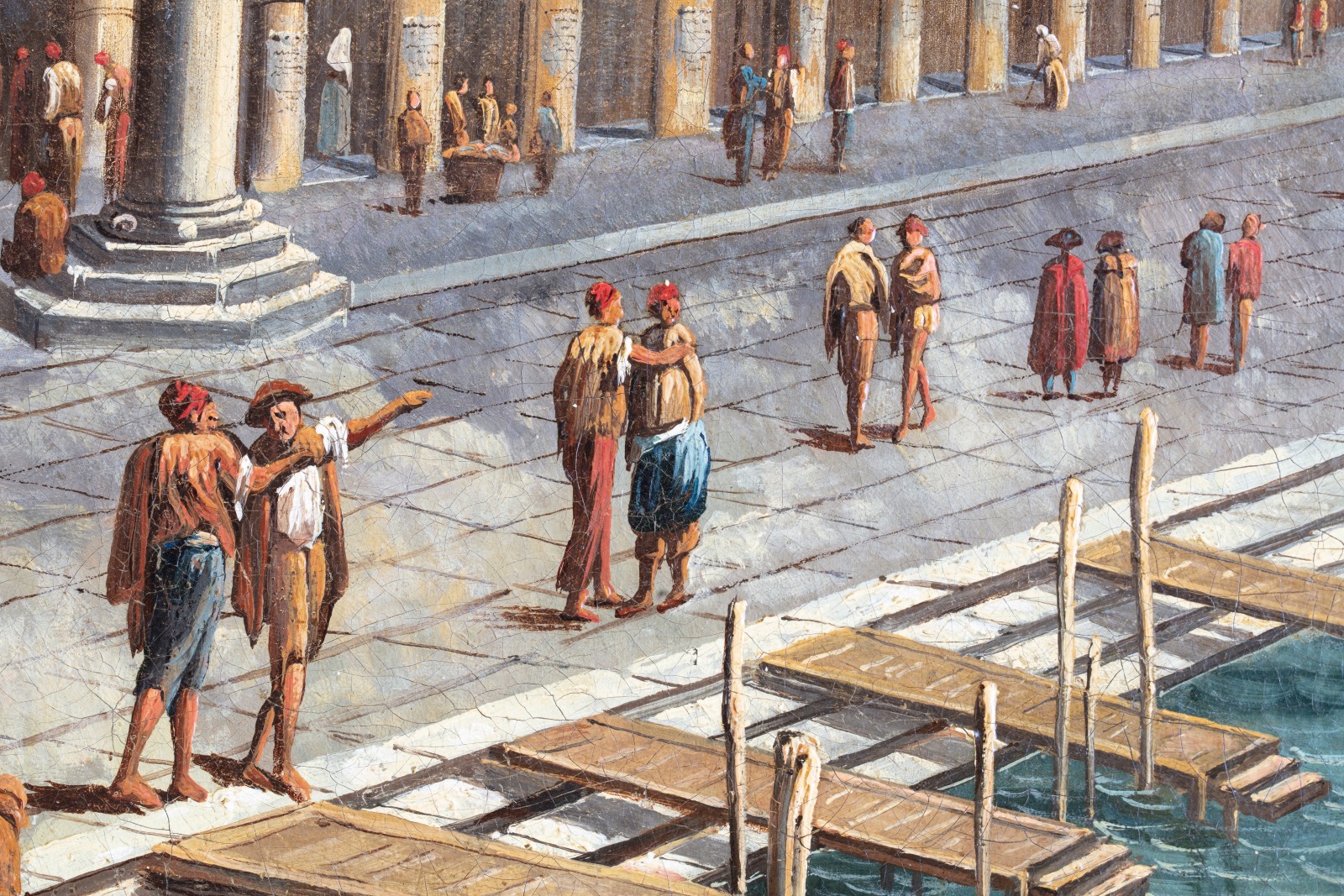 Detail of a Venice painting