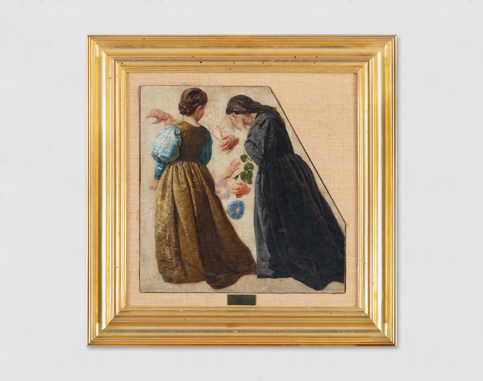 painting showing women in prayer
