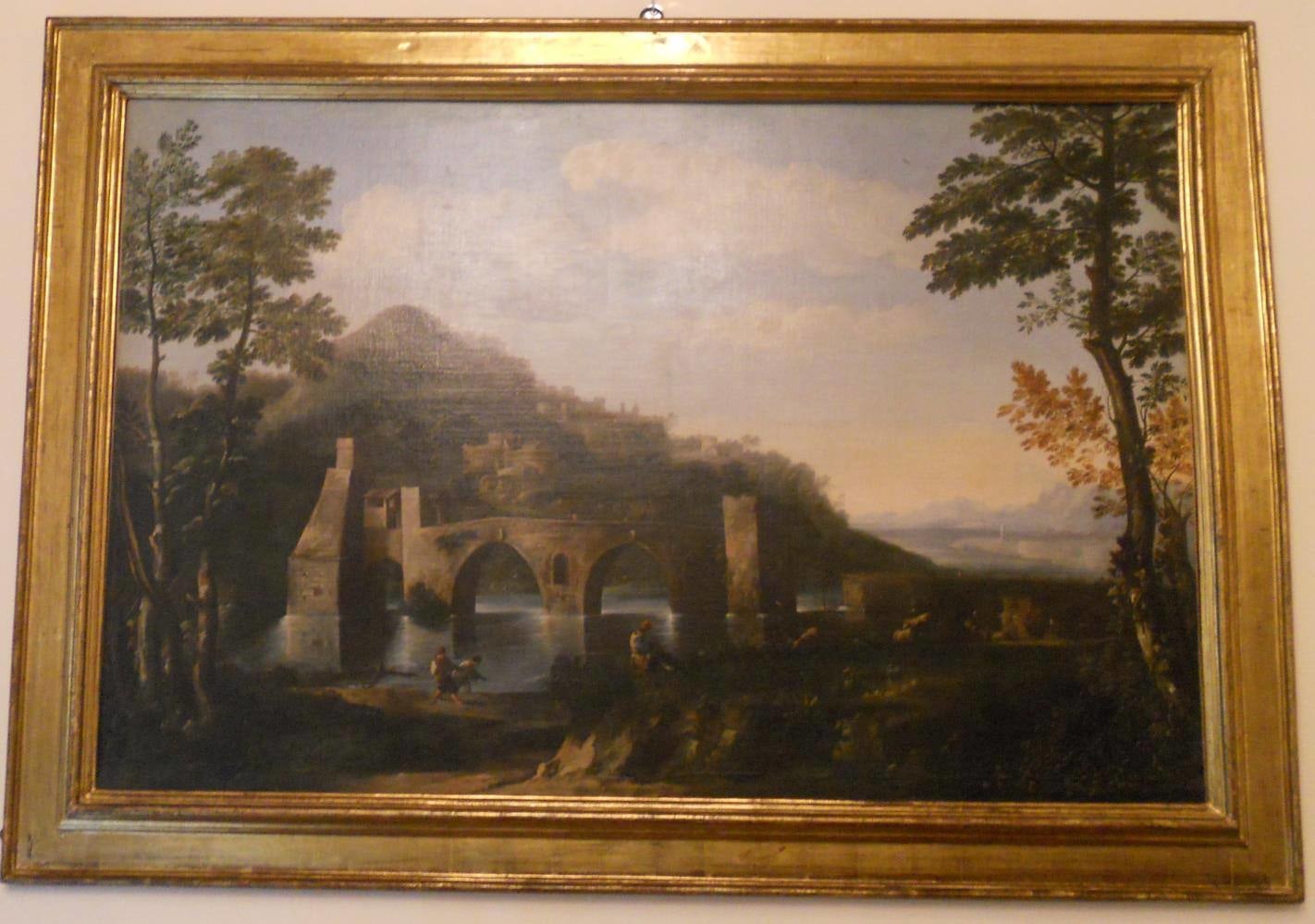 Philip Peter Roos , detto Rosa da Tivoli, Paesaggio fluviale, Fine XVII – inizio XVIII