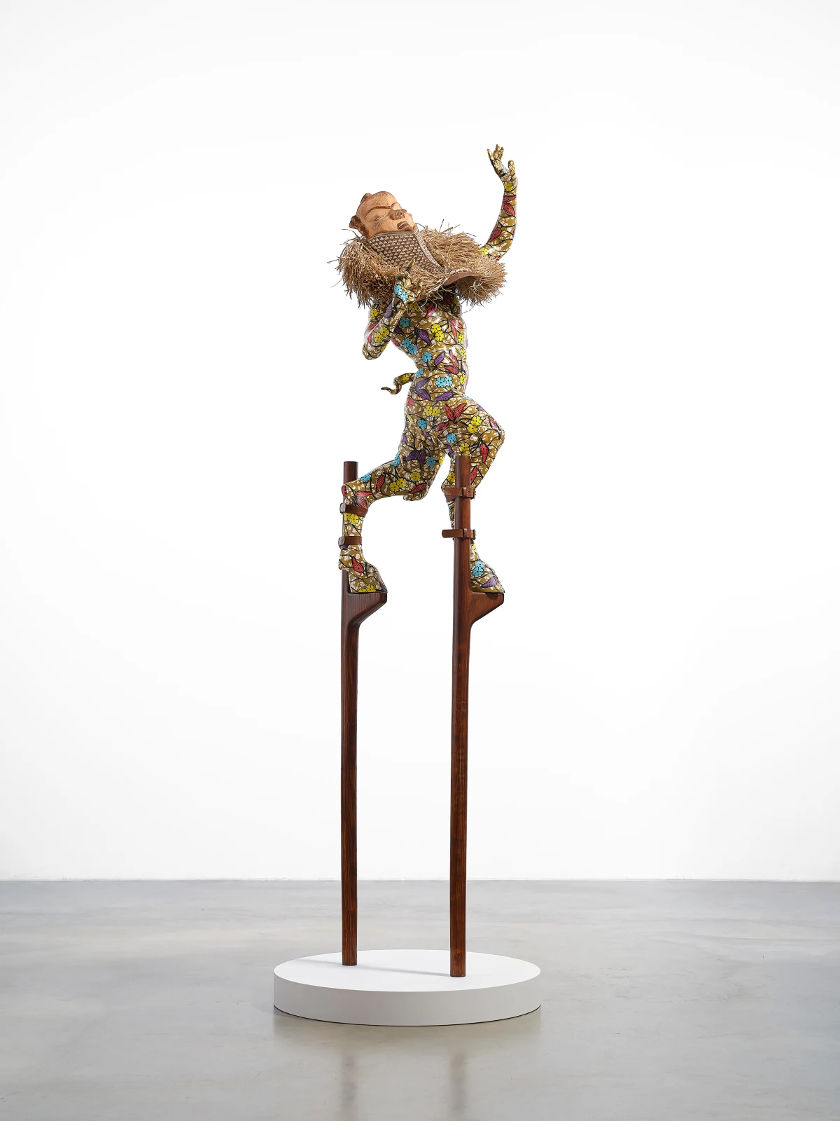 Yinka Shonibare CBE RA Hybrid Sculpture (Faun on Stilts), 2023
