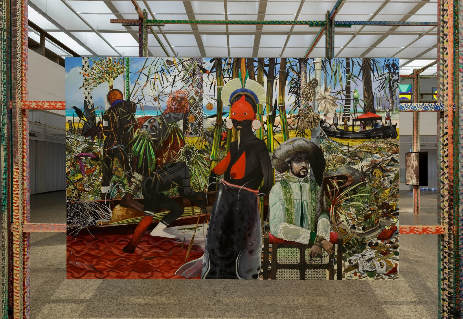 <p>'Primeira missa [First Mass]' , 2014, Acrylic on canvas, 200 x 300 cm - Acquired by MASP, São Paulo, Brazil, 2022</p><p>Included in ‘Luiz Zerbini: The Same Story is Never the Same’ at Museu de Arte de São Paulo (MASP), São Paulo, Brazil, 2022</p><p> </p>