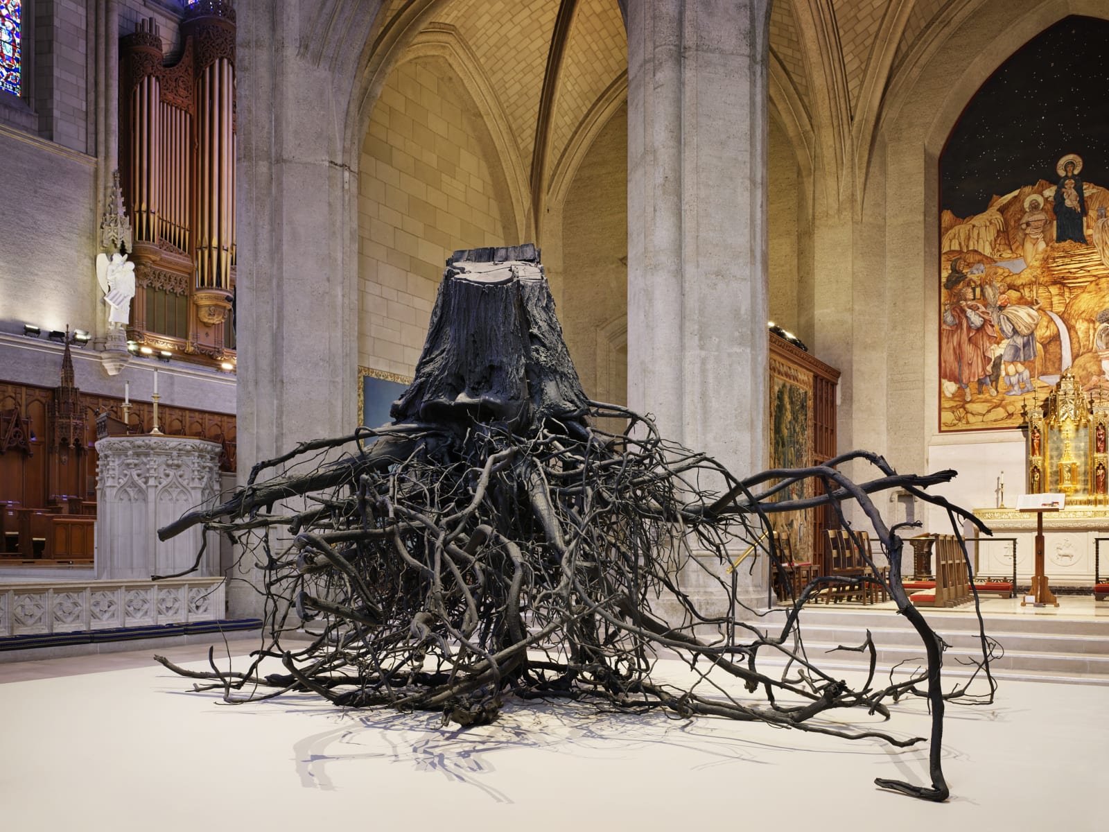 <p>Installation view: 'Unearthed', Grace Cathedral, San Francisco, California (2019)</p>