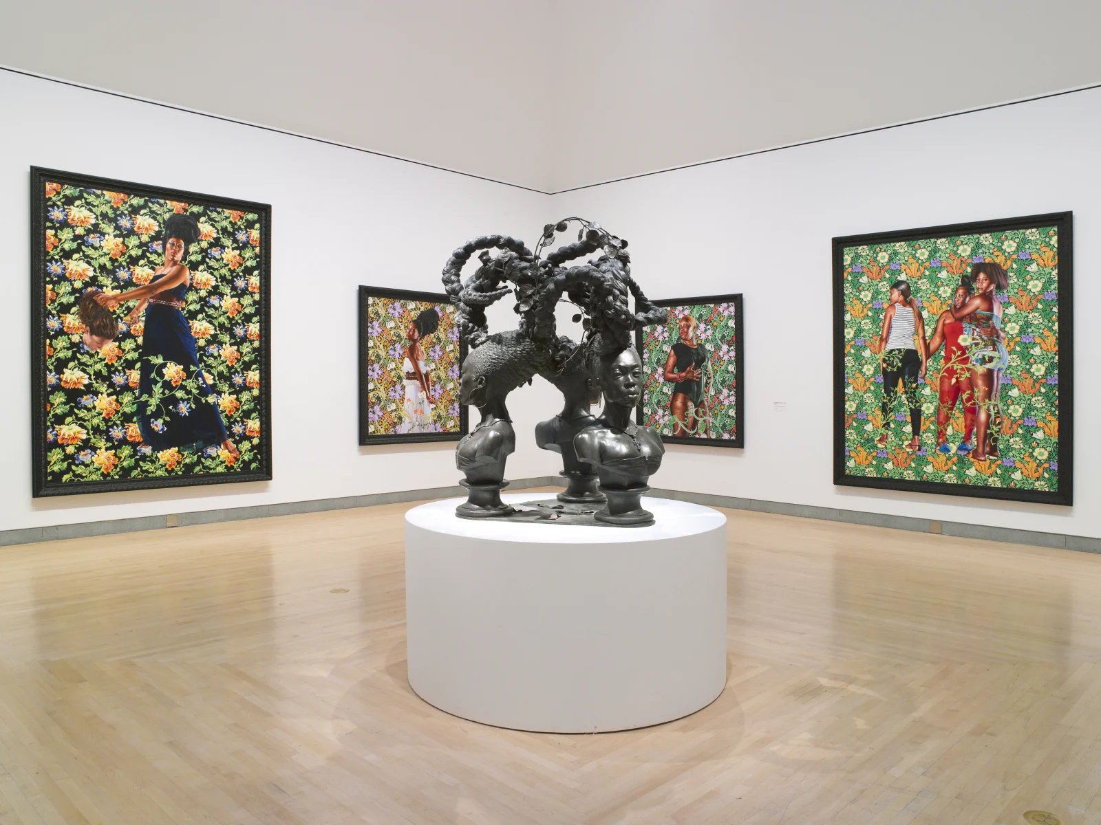 <p>Installation view: '<span>Kehinde Wiley: A New Republic', Brooklyn Museum, New York, NY (2015)</span></p>