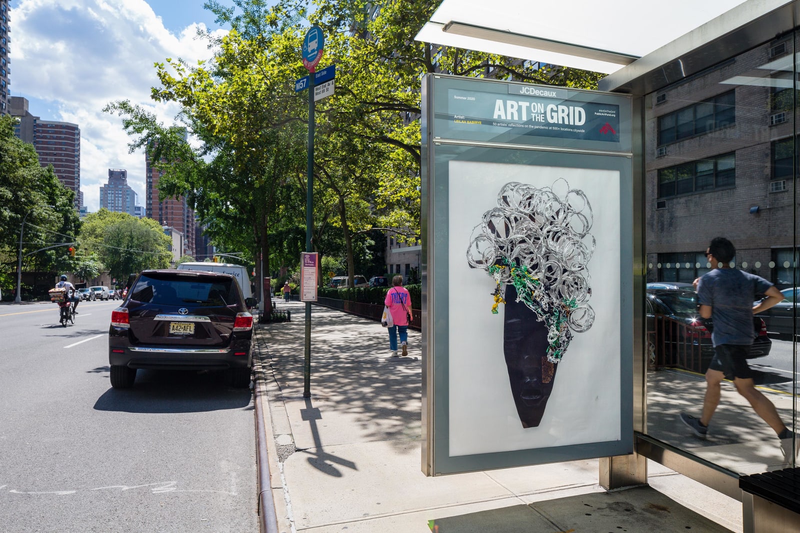 <p>Installation view: 'Art on the Grid', Public Art Fund, New York, NY (2020).</p>
