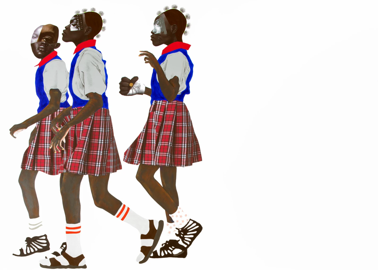 <div>Deborah Roberts, 'We are soldiers', 2019, Collection of the MFA Boston, MA.</div>