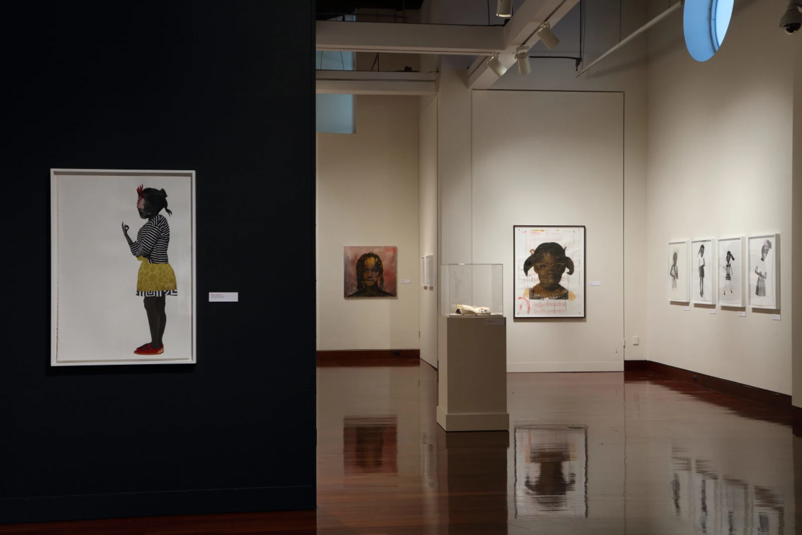 <p>Installation view: 'Deborah Roberts: The Evolution of Mimi', Spelman Museum, Atlanta, GA (2018).</p>