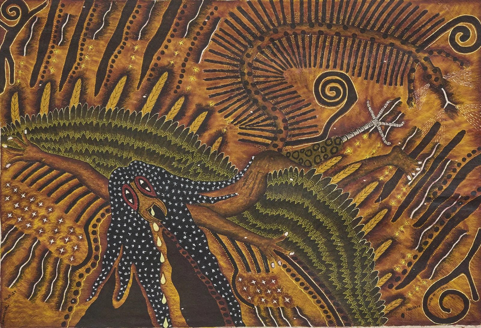 Santiago Yahuarcani: Flight of the White Heron Clan New York