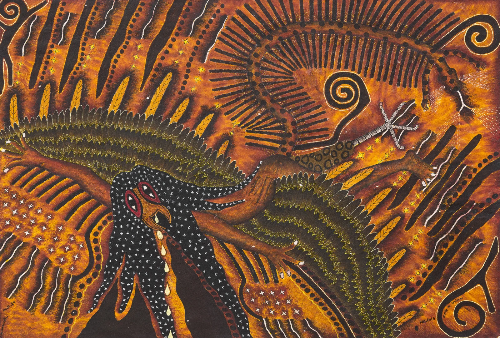 Santiago Yahuarcani: Flight of the White Heron Clan New York